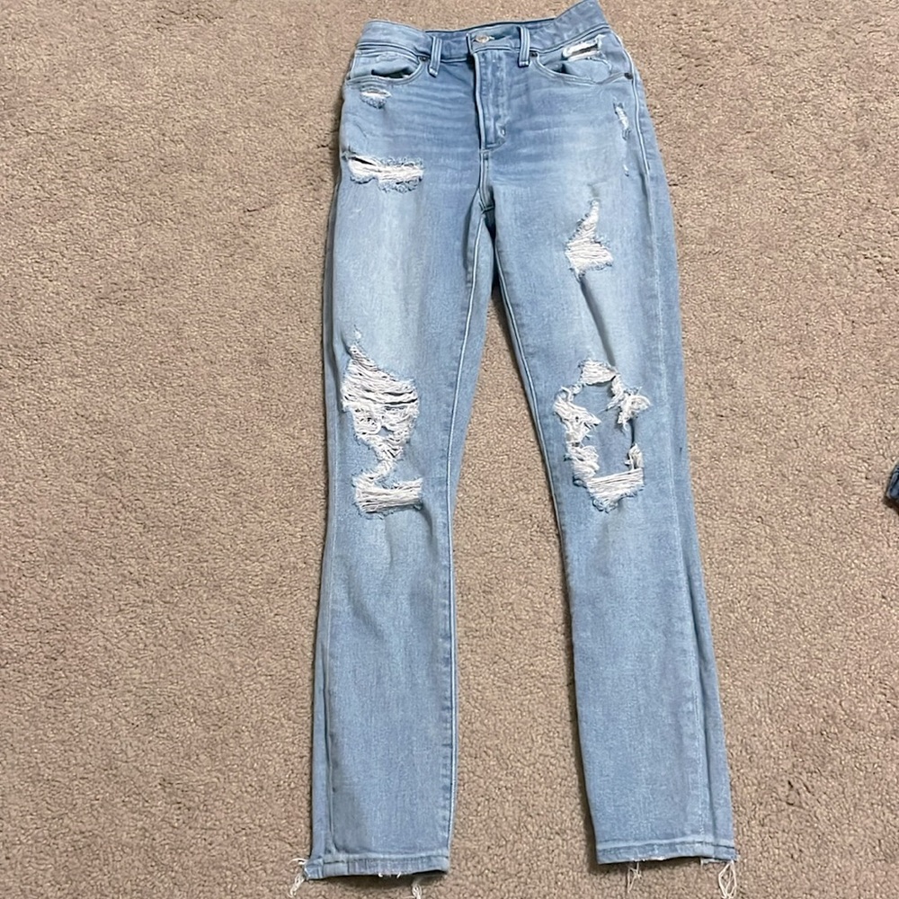 Abercrombie and Fitch mom/skinny jeans